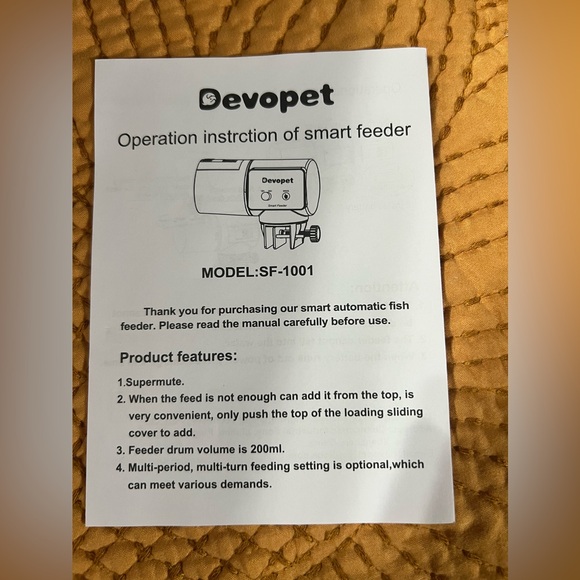 Devopet automatic fish feeder - Picture 7 of 9